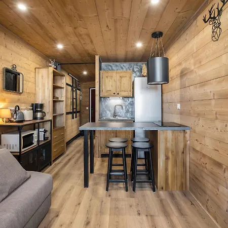 Apartmán Stylish Apt, Alpine Nest With Panoramic Vt Views, Sleeps 4 - Les Hauts De La Vanoise Val Thorens