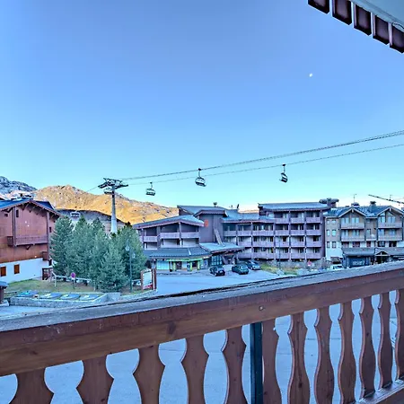 דירה Stylish Apt, Alpine Nest With Panoramic Vt Views, Sleeps 4 - Les Hauts De La Vanoise ואל טורנס